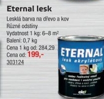 Akrylátová barva lesk Eternal