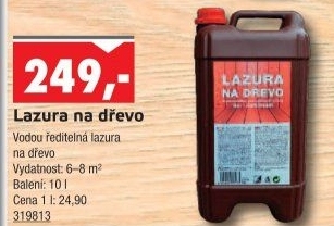 Lazura na dřevo