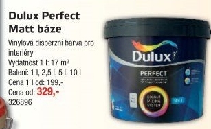 Barva interiérová Perfect Matt Dulux