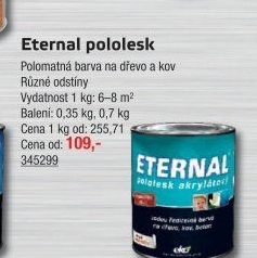 Akrylátová barva pololesk Eternal