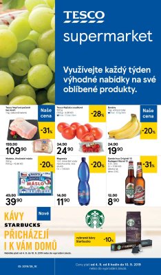 akční leták Tesco 4.9.2019-10.9.2019