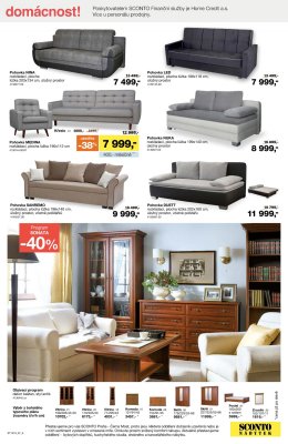 akční leták Sconto nábytek 4.9.2019-24.9.2019