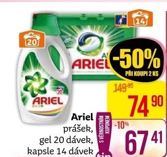 Prací prášek Ariel