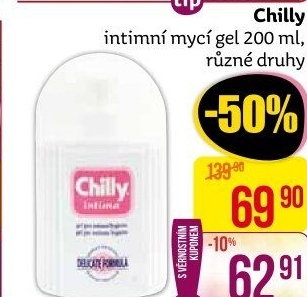 Intimní gel Intima Chilly