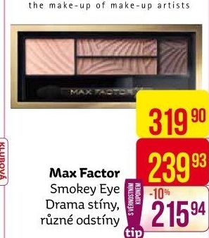 Paletka očních stínů Smokey Eye Drama Max Factor