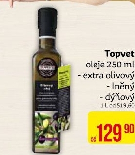 Lněný olej Topvet