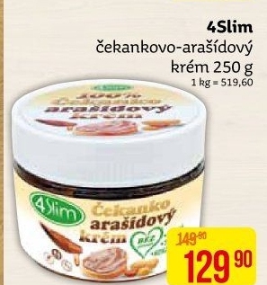 Čekankovo-arašídový krém 4Slim