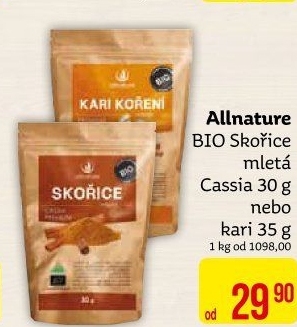 Koření bio Allnature