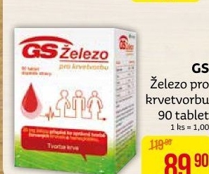 Doplněk stravy Železo GS