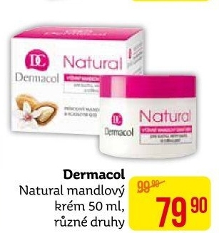 Krém pleťový mandlový Natural Dermacol