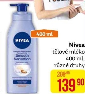 Tělová mléka Nivea