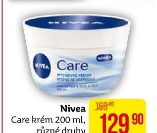 Výživný krém Care Nivea