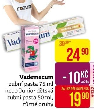 Pasty na zuby Vademecum