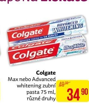 Pasta na zuby Max White Colgate