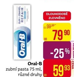 Pasty na zuby Oral-B