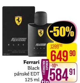 Toaletní voda pánská Black Ferrari