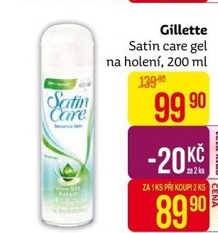 Gel na holení dámský Satin Care Gillette