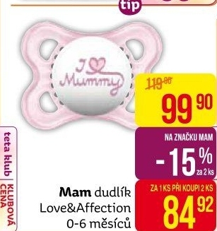 Dudlík Love &amp