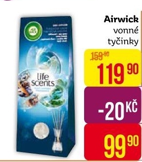 Vonné tyčinky Life ScentsAir Wick