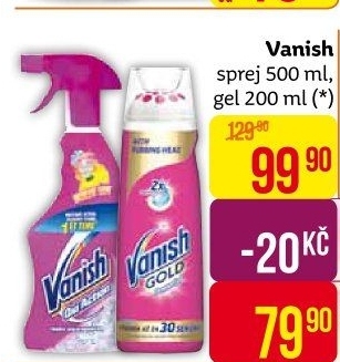 Odstraňovač skvrn ve spreji Oxi Action Vanish