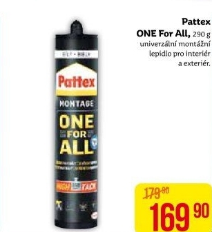 Univerzální montážní lepidlo Pattex One For All