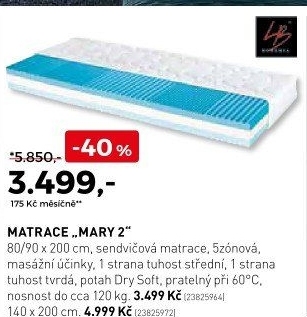 Matrace Mary 2