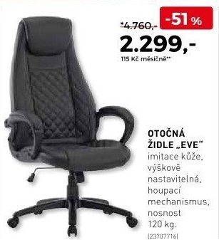 Otočná židle Eve