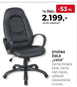 Otočná židle Luca