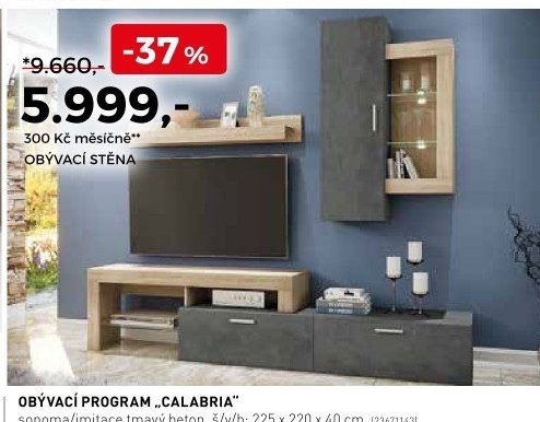 Obývací program Calabria