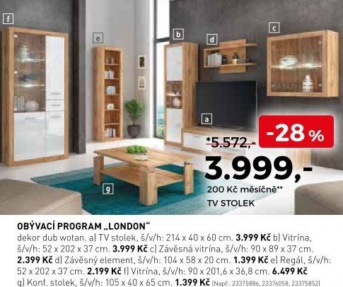 Obývací program London
