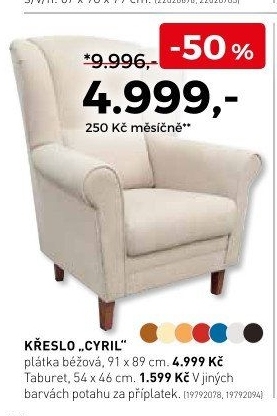 Křeslo Cyril
