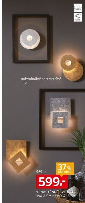 LED NÁSTĚNNÉ SVÍTIDLO