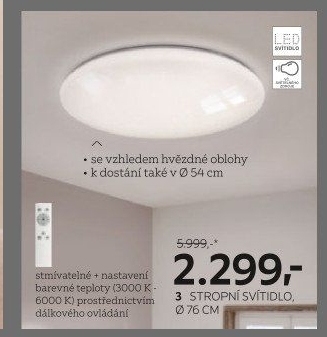 LED STROPNÍ SVÍTIDLO