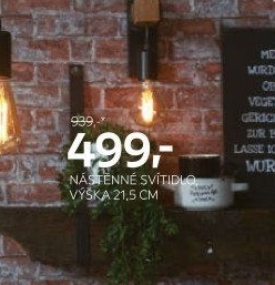 SVÍTIDLO NÁSTĚNNÉ