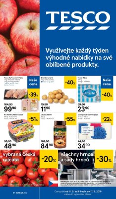 akční leták Tesco 11.9.2019-17.9.2019