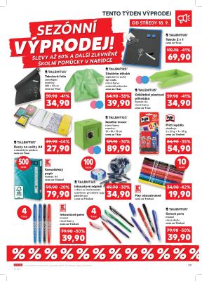 akční leták Kaufland 18.9.2019-24.9.2019