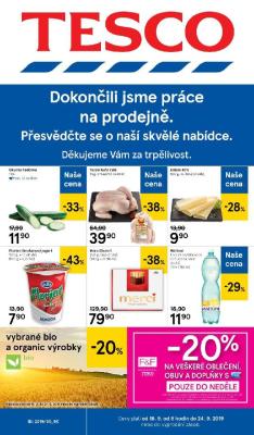 akční leták Tesco 18.9.2019-24.9.2019