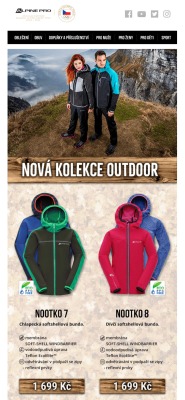 akční leták ALPINE PRO 17.9.2019-30.9.2019