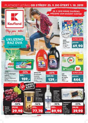 akční leták Kaufland 25.9.2019-1.10.2019