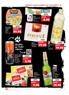 akční leták Kaufland 25.9.2019-1.10.2019
