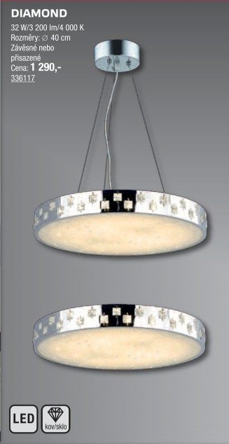 Závěsné LED svítidlo Diamond Top Light