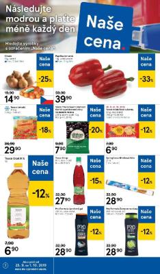 akční leták Tesco 25.9.2019-1.10.2019