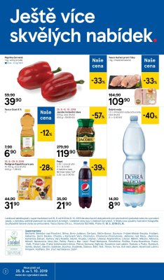 akční leták Tesco 25.9.2019-1.10.2019
