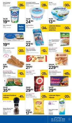 akční leták Tesco 25.9.2019-1.10.2019