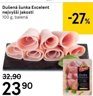 Dušená šunka Excelent Beskydské uzeniny Chodura