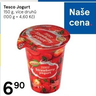 Jogurt ochucený Tesco