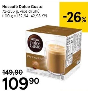 Kapsle Dolce Gusto Nescafé