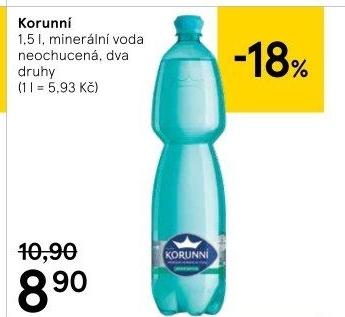 Přírodní voda Korunní