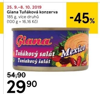 Salát s tuňákem Giana