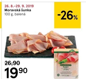 Šunka moravská výběrová Beskydské uzeniny Chodura